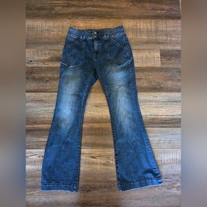 Vigoss Classic Blue Flared Women's Jeans
